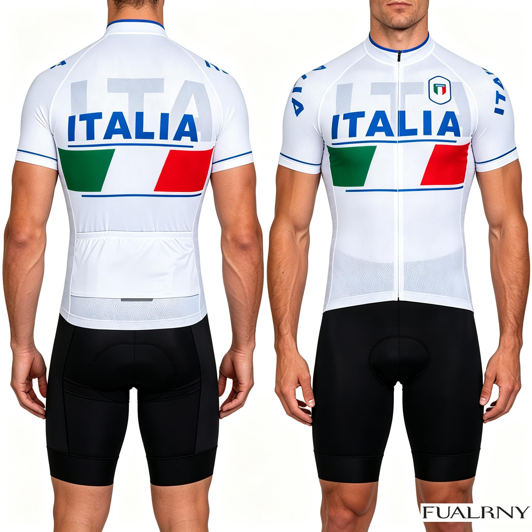Cycling Bib Shorts - Set Jersey Bersepeda Musim Panas ITALIA,