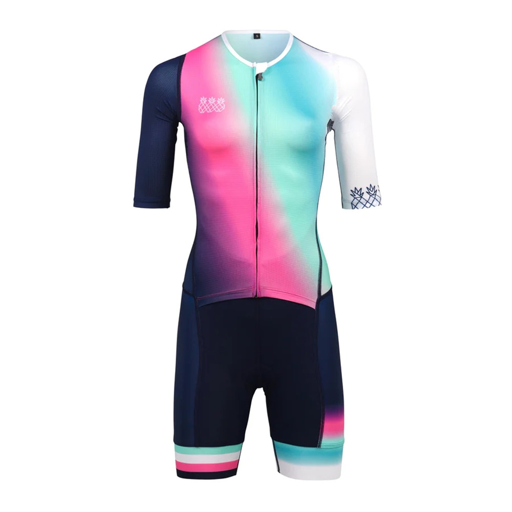 Setelan pakaian Triathlon wani - Cycling Gear Jersey ulasan dan harga