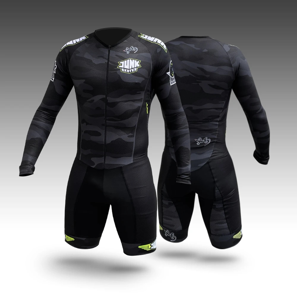 Man Roller Skating Jersey bers - Cycling Gear Jersey ulasan dan harga