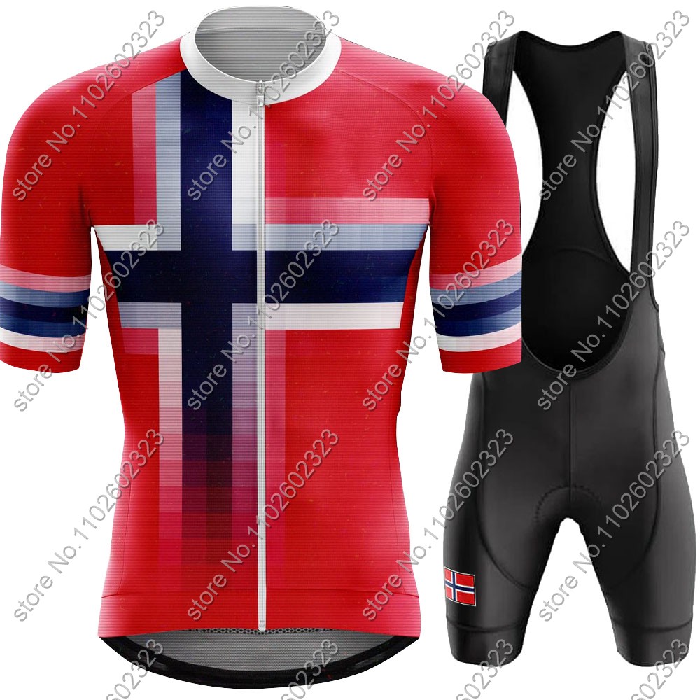 Jersey Bersepeda Norwegia 2024 - Cycling Bib Shorts ulasan dan harga