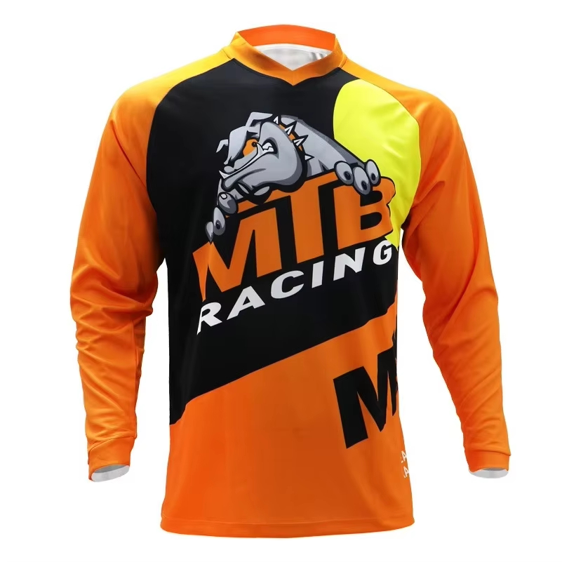 Jersey Balap MTB Lengan Panjan - Cycling Gear Jersey ulasan dan harga