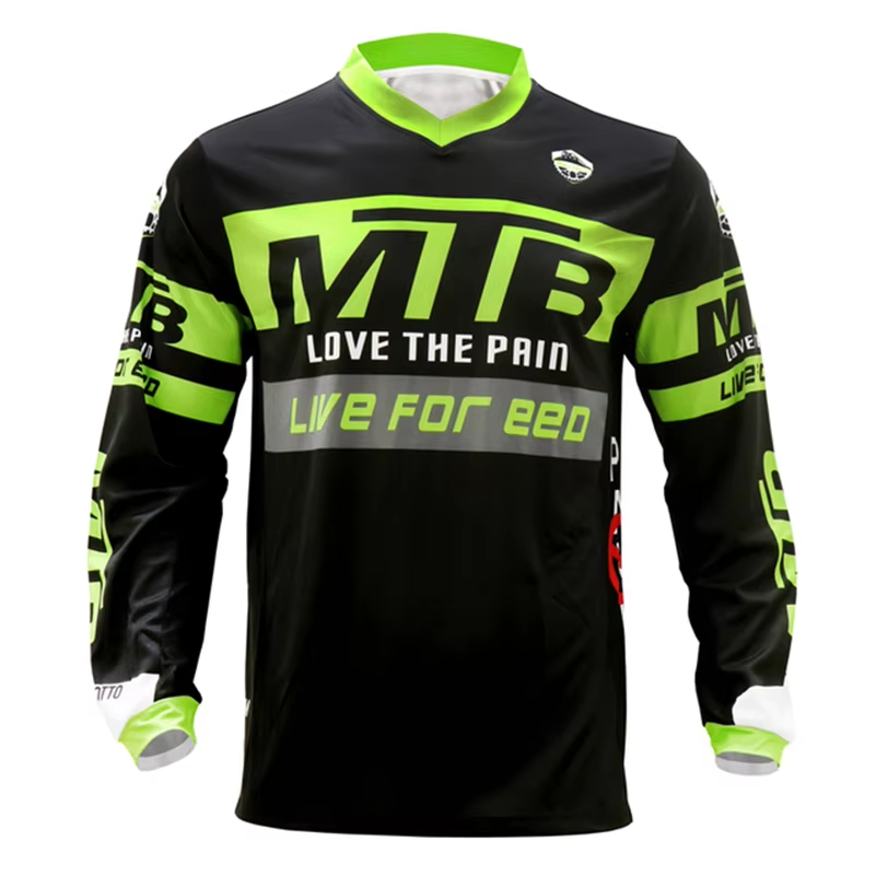 Jersey Balap MTB Lengan Panjan - Cycling Gear Jersey ulasan dan harga